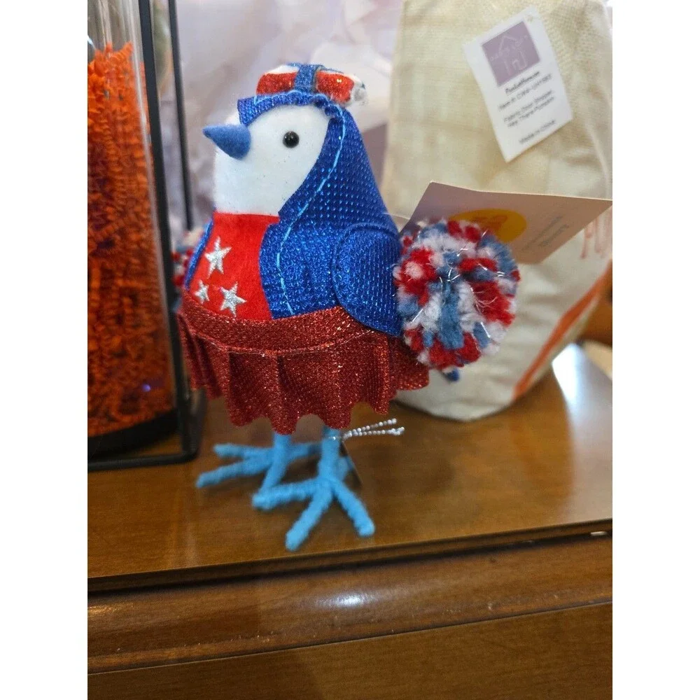 Target Spritz Bird, Summer 4th of July 2025 ‘CHEERY’’ Fabric Bird New With Tags!